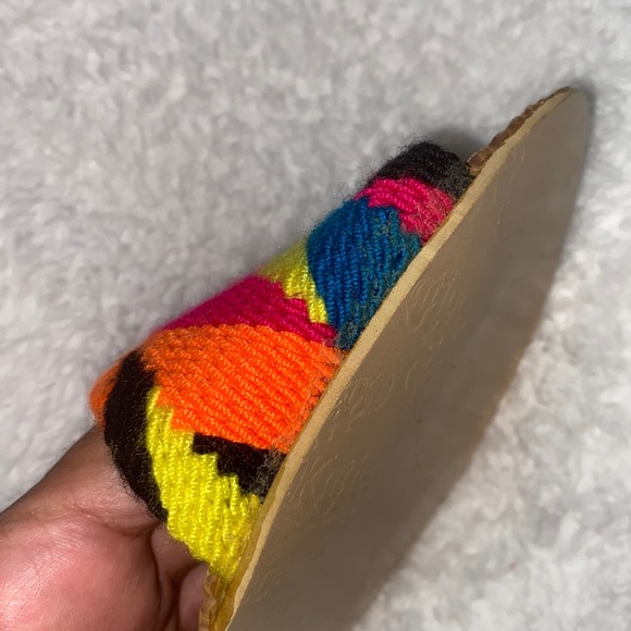 Colorful lace up slip on sandals - Picture 9 of 11